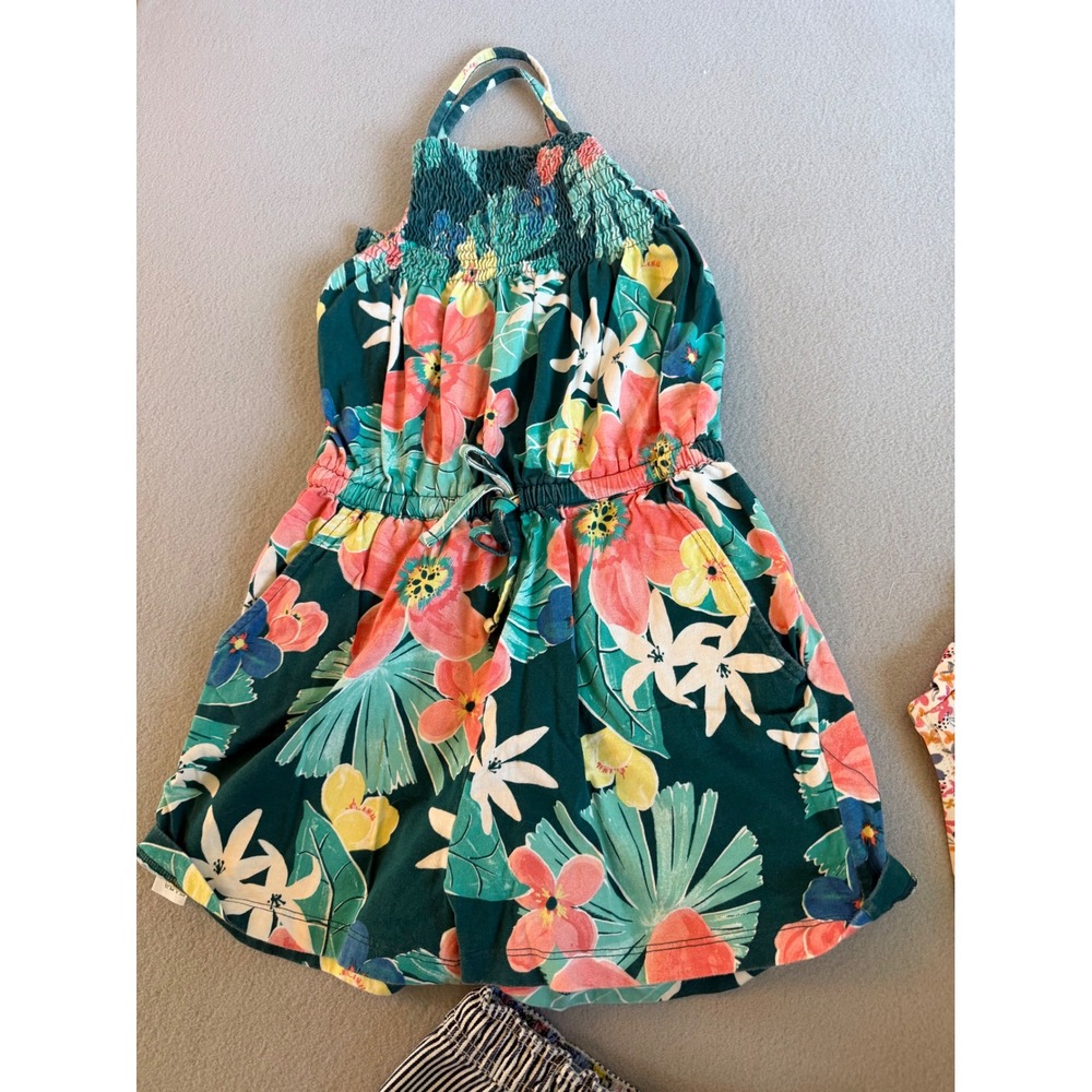 Girls Summer Bundle Boden Heart Shorts Tea Swimsuit Floral Romper 11-12 - Picture 8 of 10